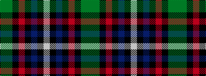 idealised woven sample of pattern GGKRKBKW