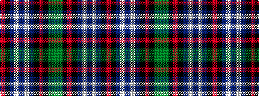 idealised woven sample of pattern GGKRKBWBWBKR