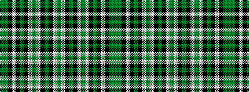 idealised woven sample of pattern GGKWKGKWGWKGKWG