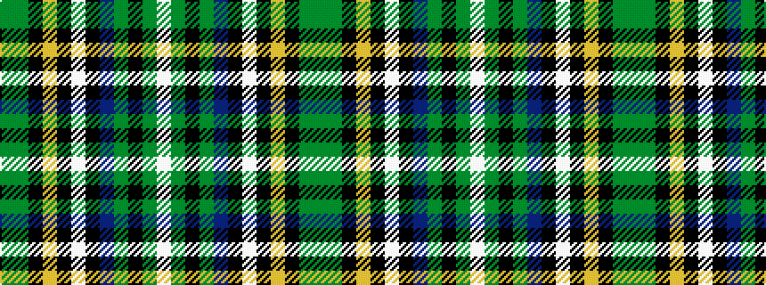 idealised woven sample of pattern GGKYKWKBGKGW