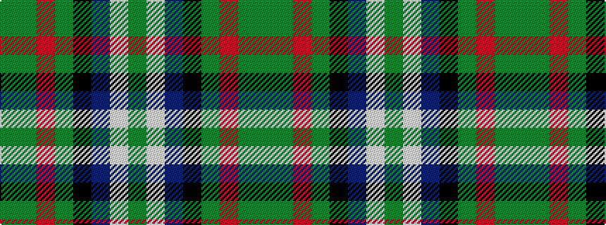 idealised woven sample of pattern GGRGKBWG