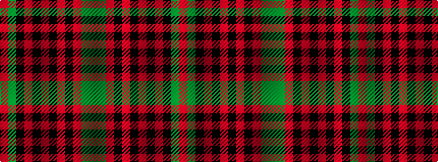 idealised woven sample of pattern GGRKRKRKRKGR