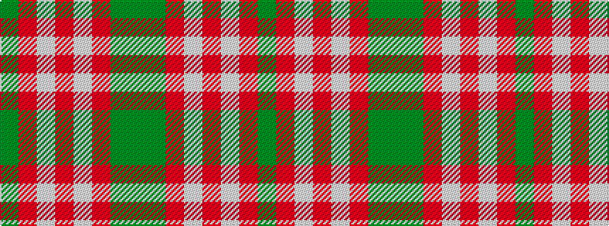 idealised woven sample of pattern GGRWRWRG