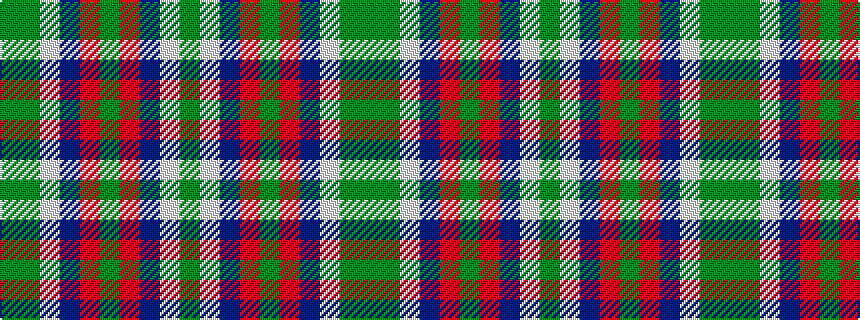 idealised woven sample of pattern GGWBRGRBWG