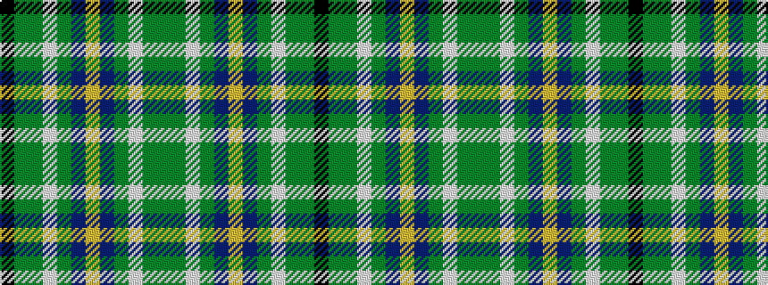 idealised woven sample of pattern GGWGBYBGWGGK