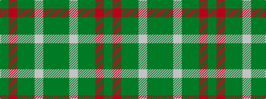 idealised woven sample of pattern GGWGGRG