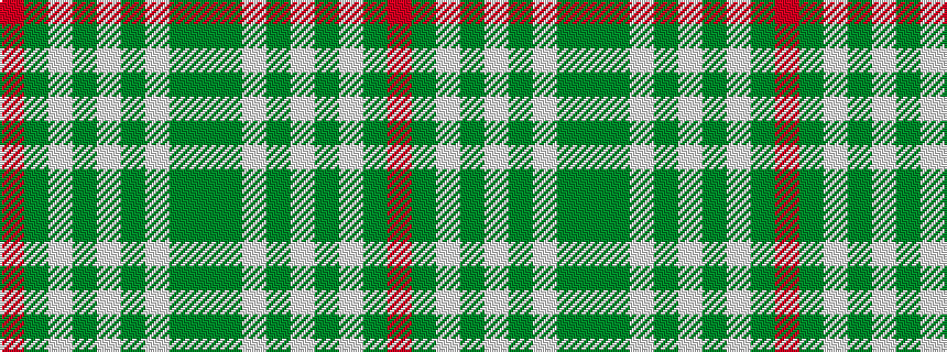 idealised woven sample of pattern GGWGWGWGR