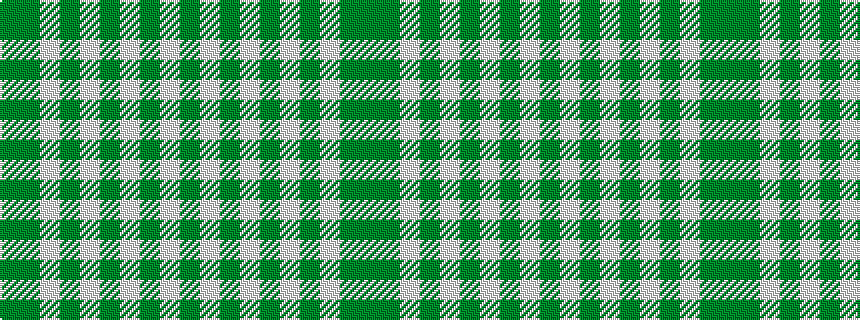 idealised woven sample of pattern GGWGWGWGWG