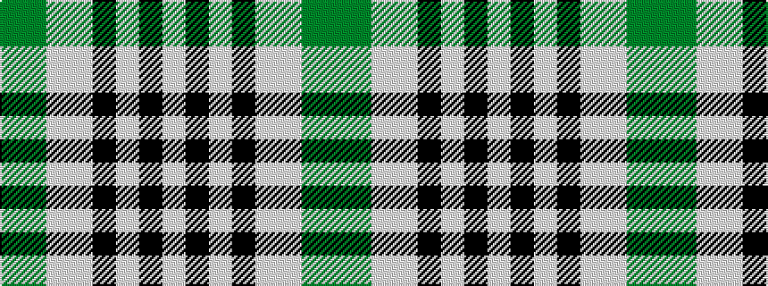 idealised woven sample of pattern GGWWKWKW