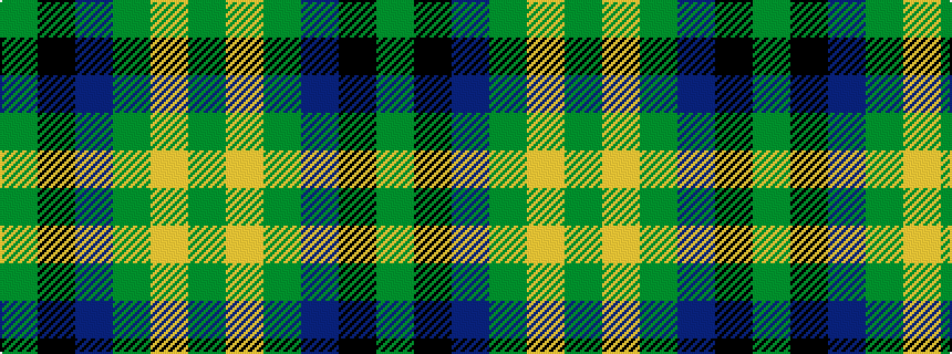 idealised woven sample of pattern GKBGYG