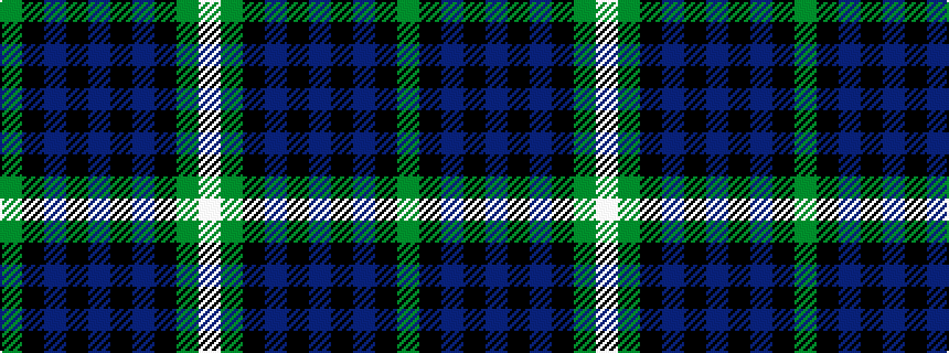 idealised woven sample of pattern GKBKBKBKGW