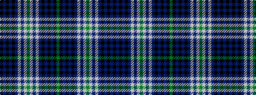 idealised woven sample of pattern GKBKBKBWBWGWBWBKBKBK