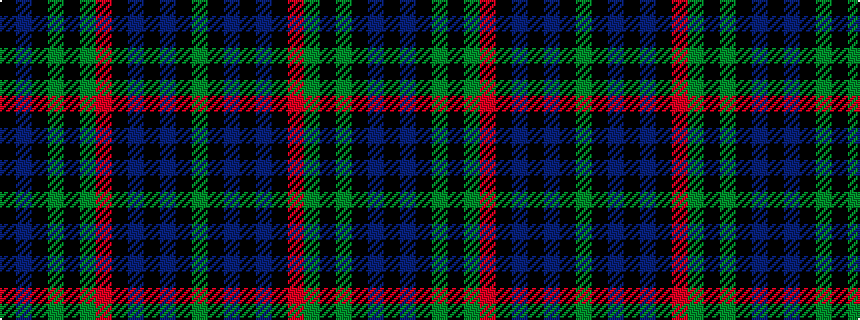 idealised woven sample of pattern GKBKBKRGKGKBK