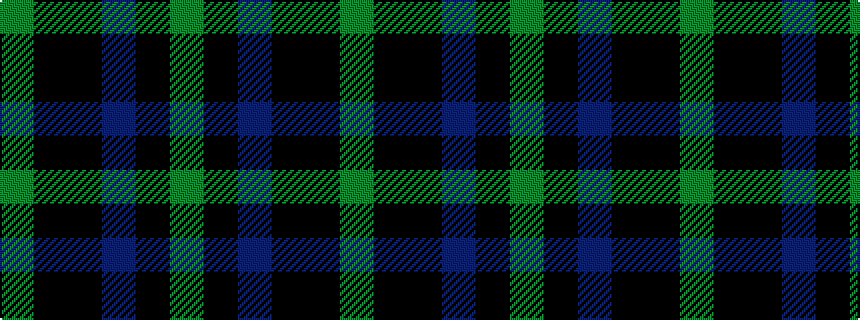 idealised woven sample of pattern GKBKKG