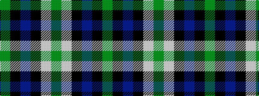 idealised woven sample of pattern GKBKWG