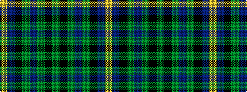 idealised woven sample of pattern GKGBGKBY