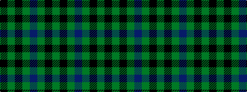 idealised woven sample of pattern GKGBGKGK