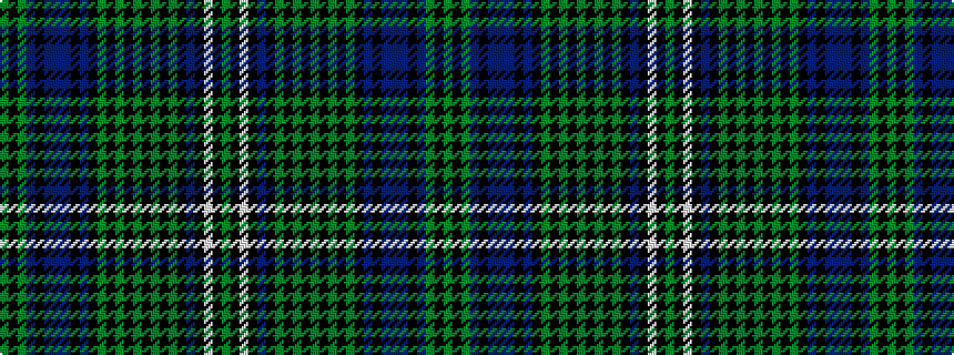 idealised woven sample of pattern GKGBKBBBKBKGKGKGKGKGKBKWKG