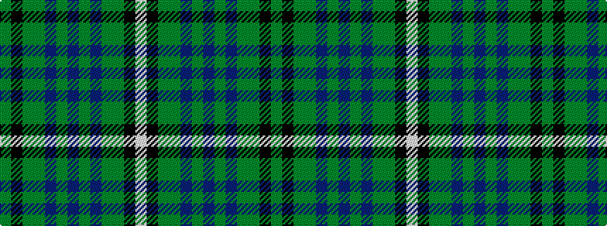 idealised woven sample of pattern GKGGBGBGBGGKW