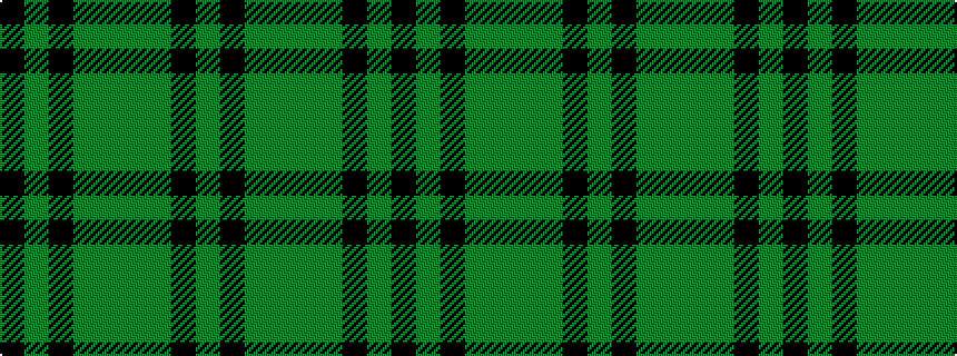 idealised woven sample of pattern GKGGGGKGK