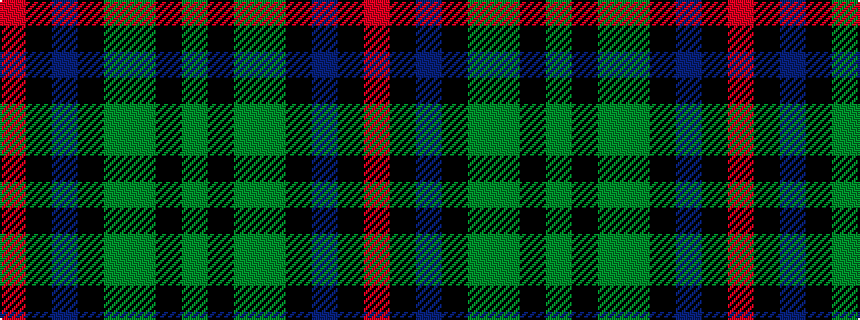 idealised woven sample of pattern GKGGKBKR