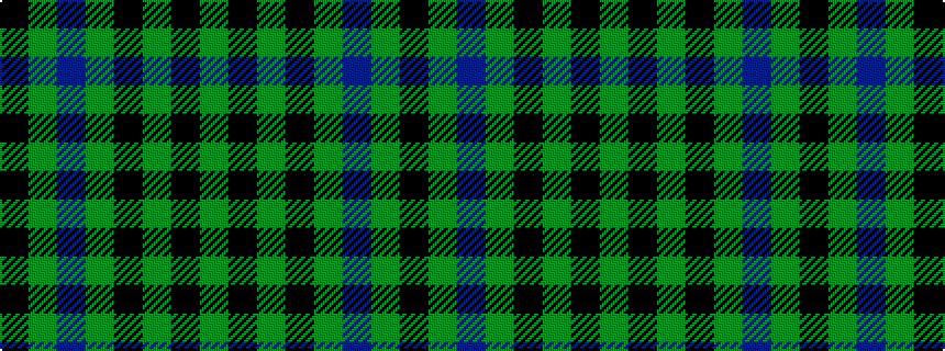idealised woven sample of pattern GKGKGBGK