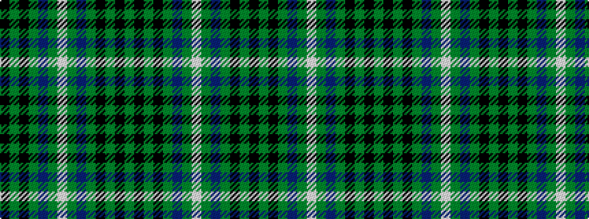 idealised woven sample of pattern GKGKGBGWGBGKGK