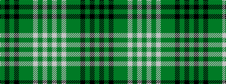 idealised woven sample of pattern GKGKGGGWGWG