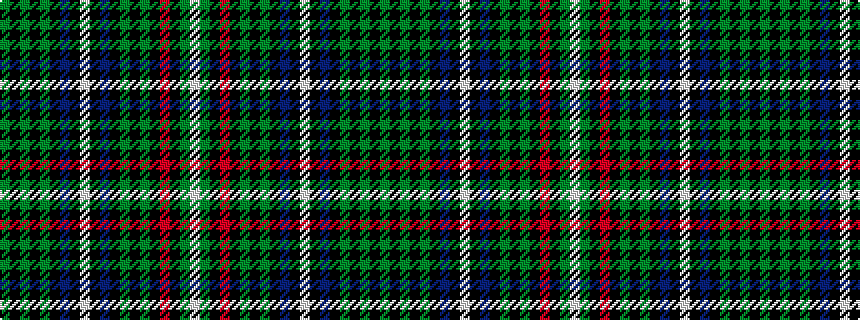 idealised woven sample of pattern GKGKGKBKWKBKGKGKRKGW