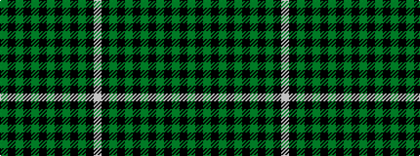idealised woven sample of pattern GKGKGKGKGKGKW