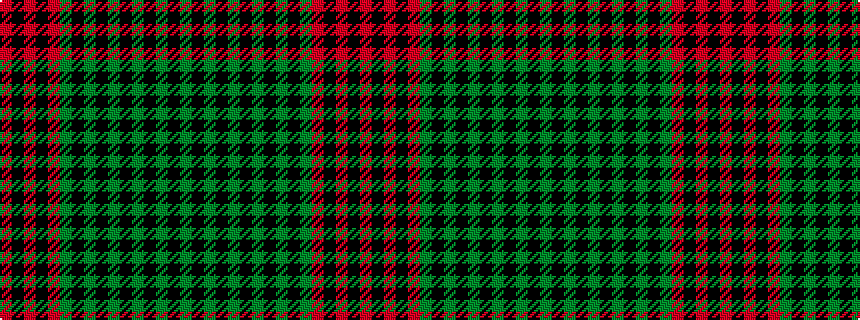 idealised woven sample of pattern GKGKGKGKGKGRKRKR