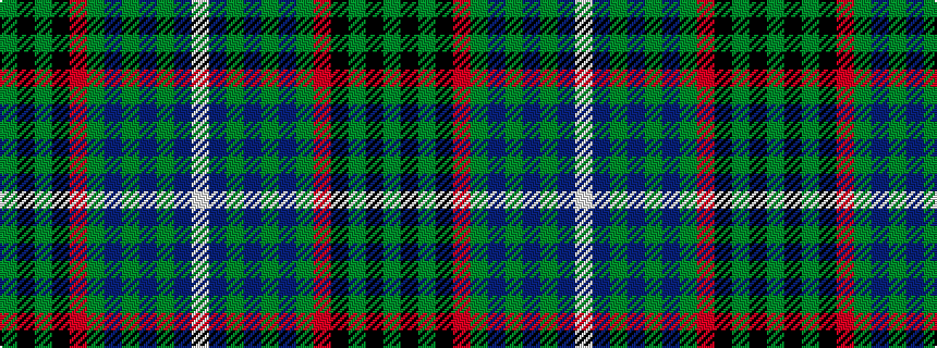 idealised woven sample of pattern GKGKRGBGBGBW