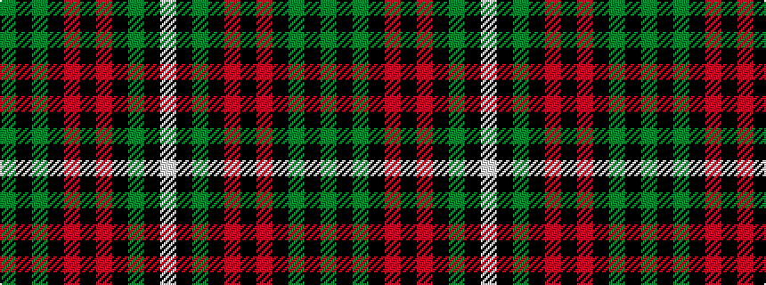 idealised woven sample of pattern GKGKRKRKGKW