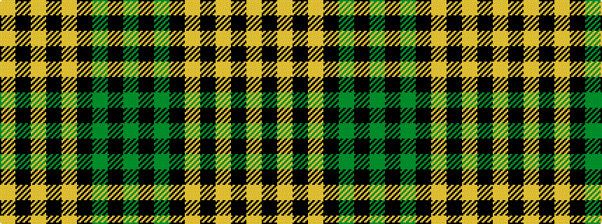 idealised woven sample of pattern GKGKYKYKY