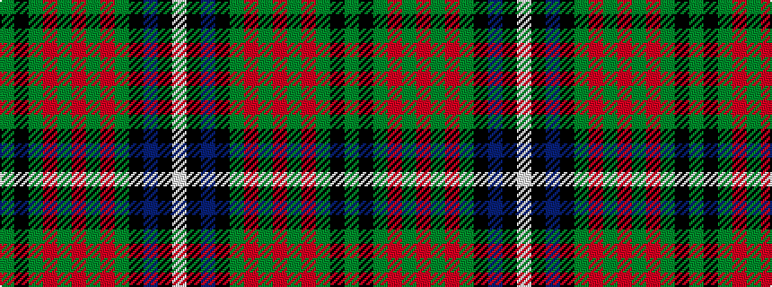 idealised woven sample of pattern GKGRGRGRGKBKW