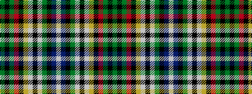 idealised woven sample of pattern GKGRKYWKWGKBW