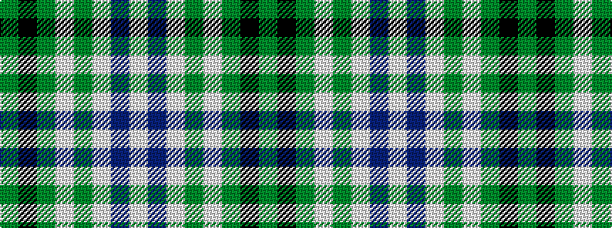 idealised woven sample of pattern GKGWGWBW