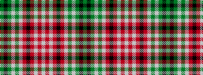 idealised woven sample of pattern GKGWGWRKRWRW