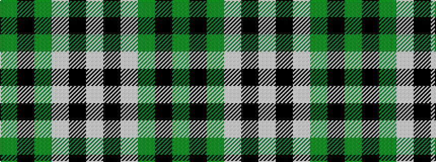 idealised woven sample of pattern GKGWKW
