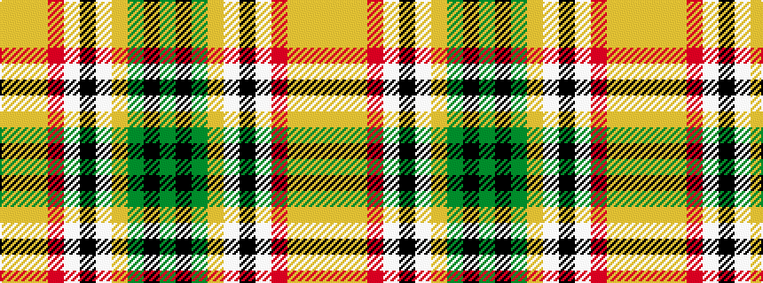 idealised woven sample of pattern GKGYWKWRYYY