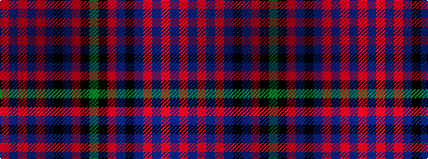 idealised woven sample of pattern GKRBKBRBRBR