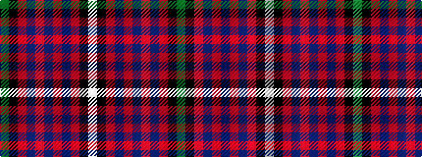 idealised woven sample of pattern GKRBRBRBRKW