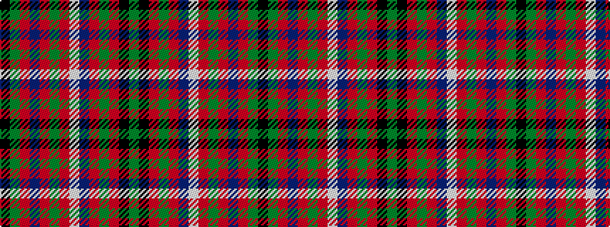 idealised woven sample of pattern GKRGRBWRGRBRGK