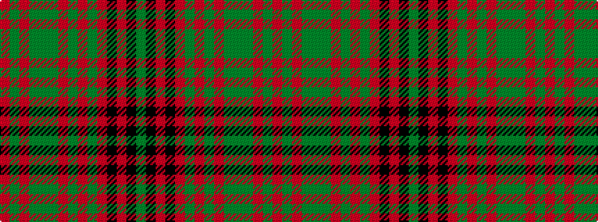 idealised woven sample of pattern GKRKRGRGRGGGRGR