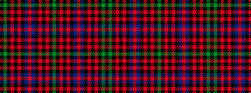 idealised woven sample of pattern GKRKRKBRBKRKRKGK