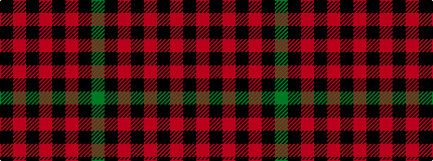 idealised woven sample of pattern GKRKRKRK