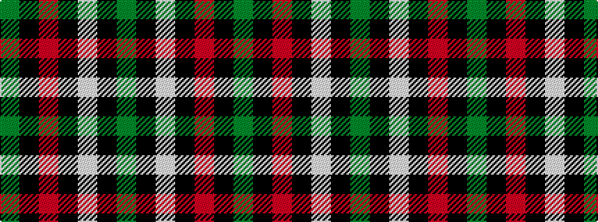 idealised woven sample of pattern GKRKWKG