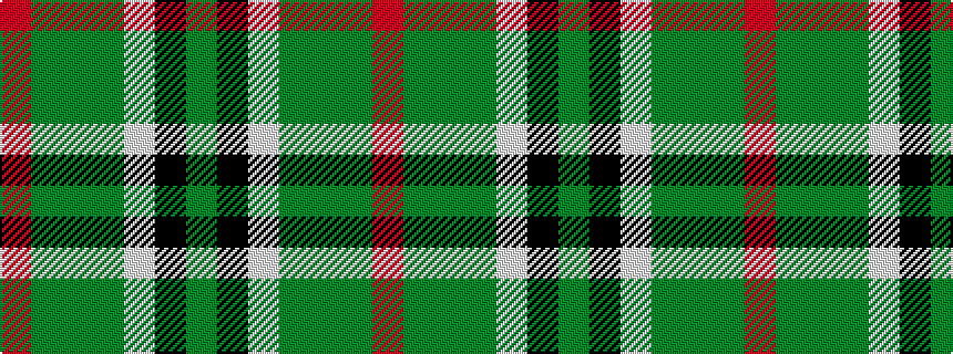 idealised woven sample of pattern GKWGGGR