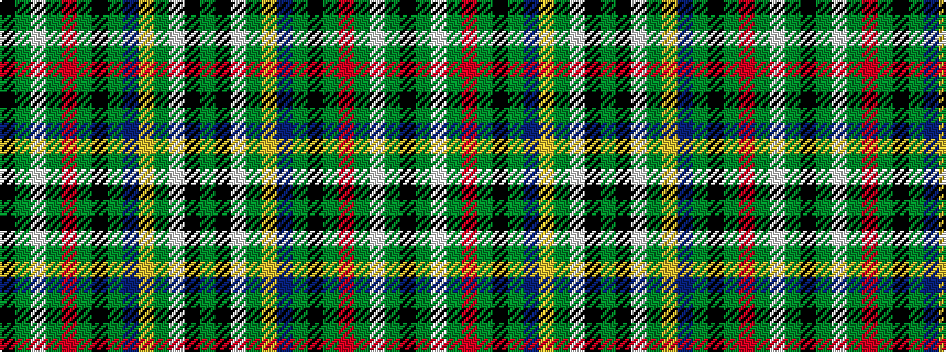 idealised woven sample of pattern GKWGYBGKGRGWGK