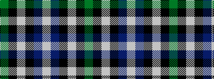 idealised woven sample of pattern GKWKBW